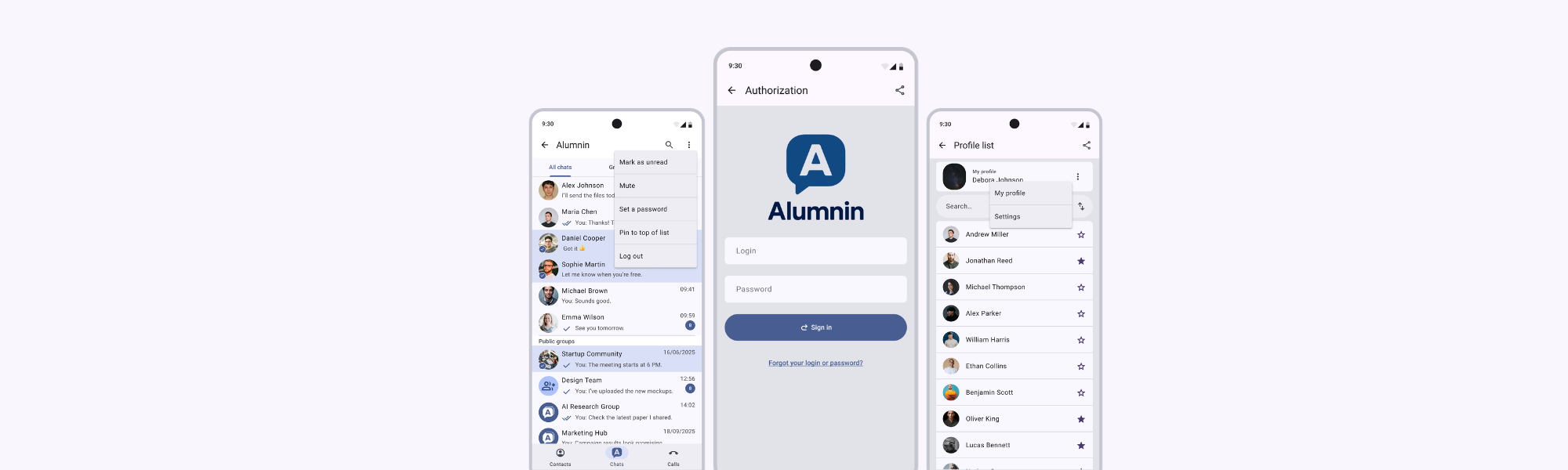 Alumnin Contact Book project preview